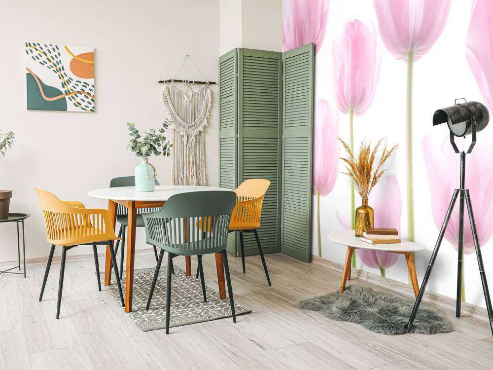 Tulipanes rosas