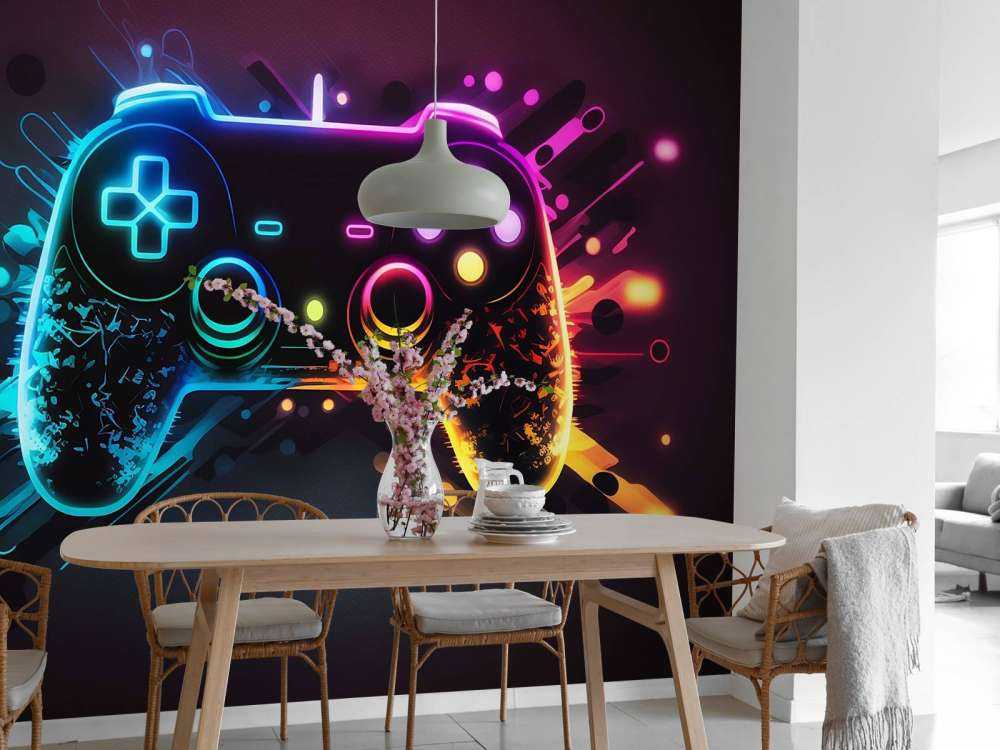 Explosión de Juegos de Neón