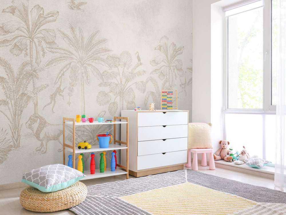 Animal jungle taupe