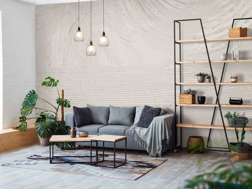 Estructuras y formas en blanco roto
