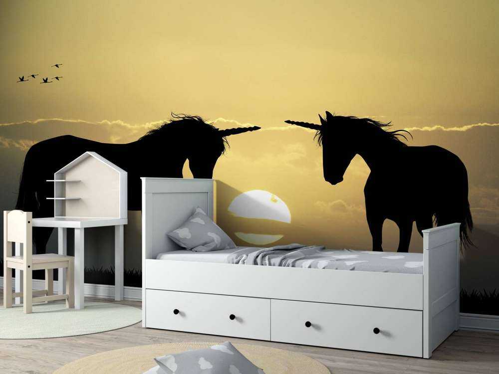 Unicornios al atardecer