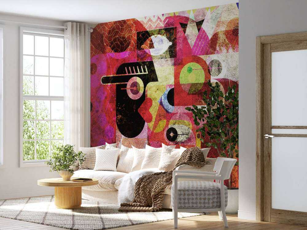 Caras de grafiti