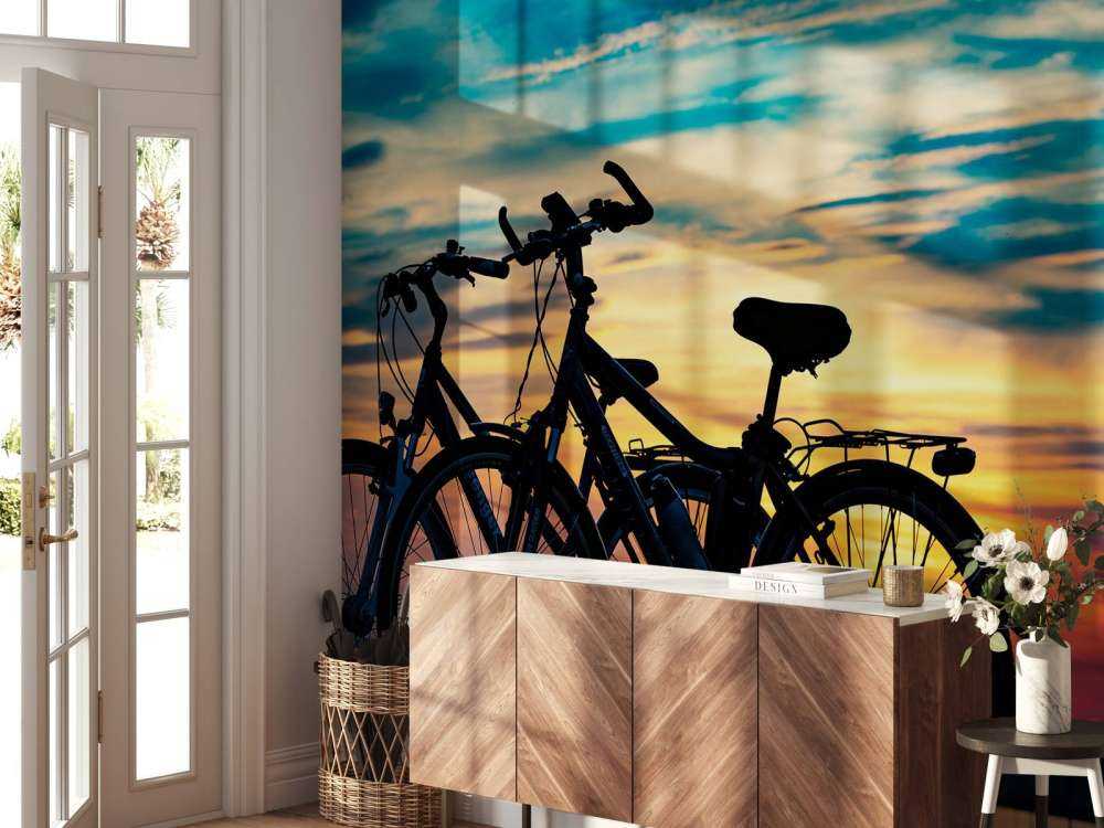 Ciclismo al atardecer