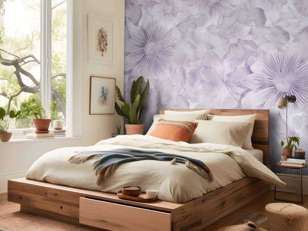 Elegancia Acuarela Botánica Lavanda