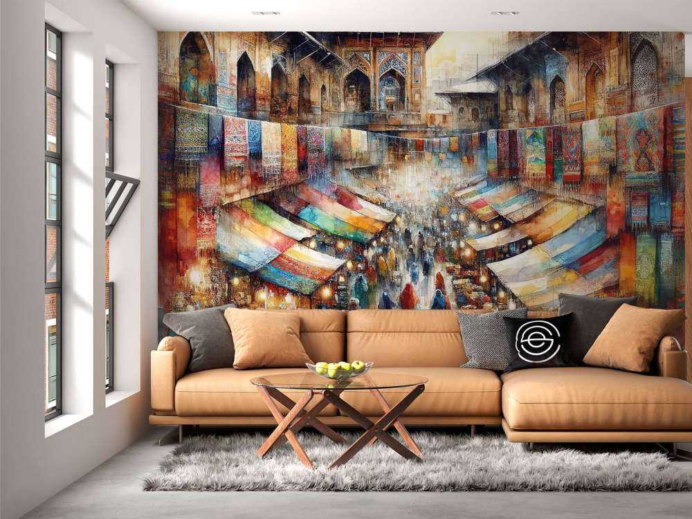 Sinfonía de colores del bazar