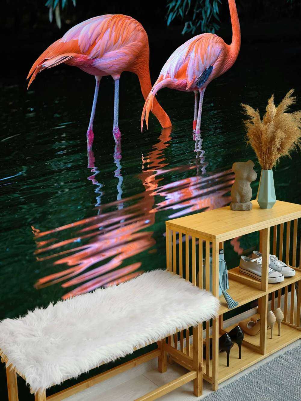 Dos flamencos caribeños