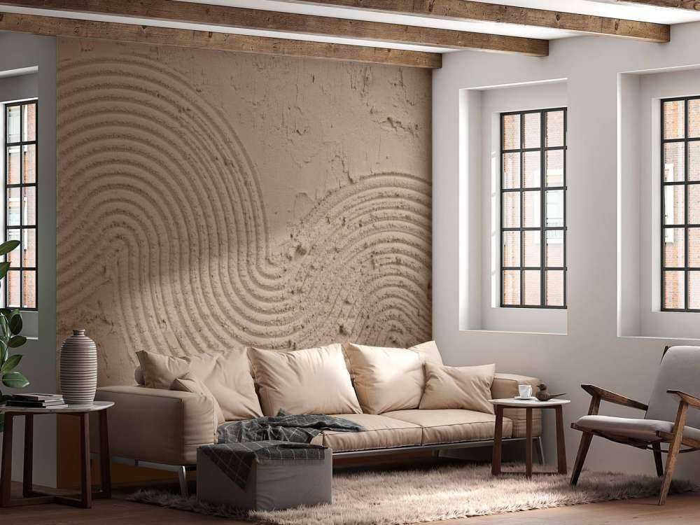Arte de la textura en color topo