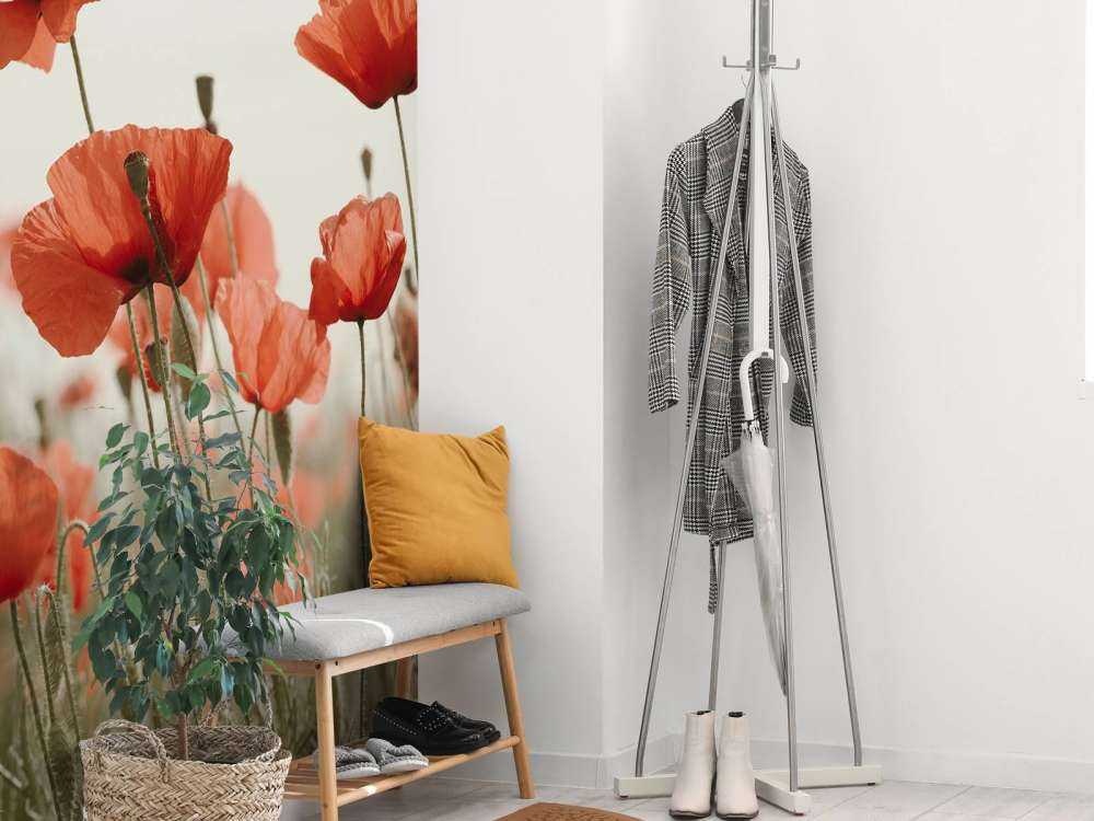 Amapolas en colores vintage