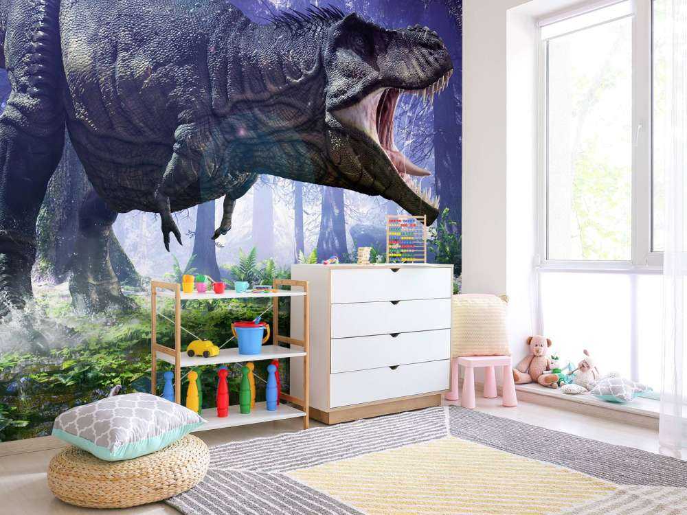 Tiranosaurio Rex en el lago