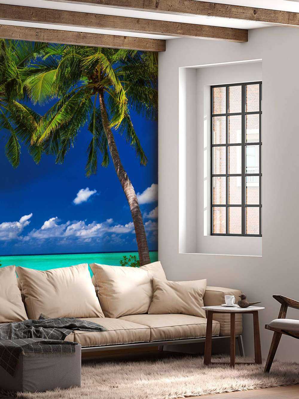 Palmeras en una isla