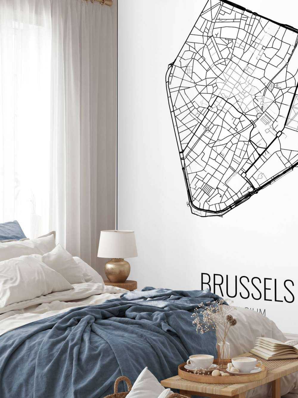 Mapa único de Bruselas