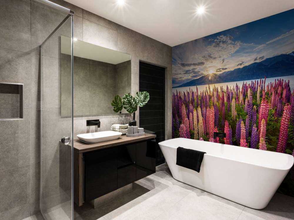 Lupins lakeside