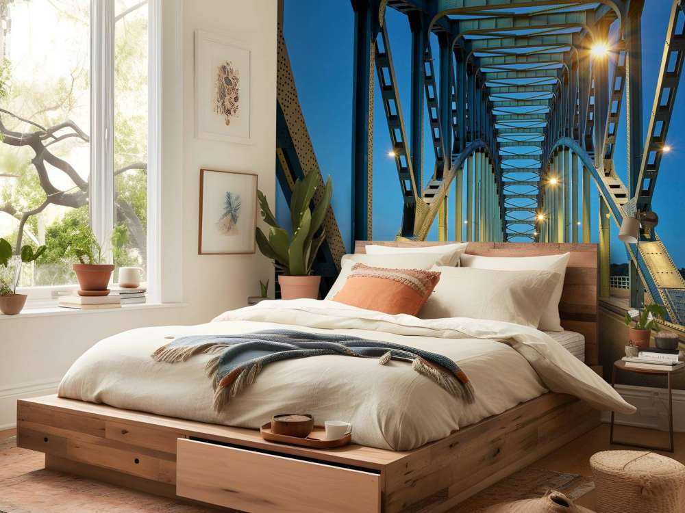 Puente de arco de acero