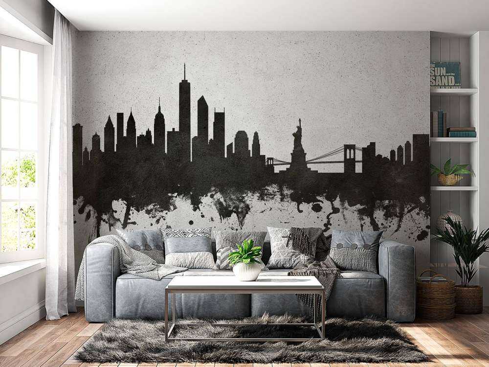 Acuarela horizonte, Nueva York