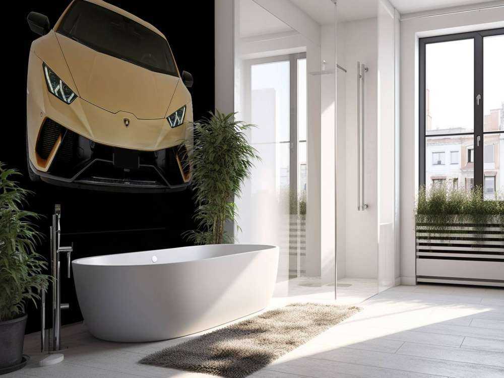 Lamborghini Huracán - frontal, negro
