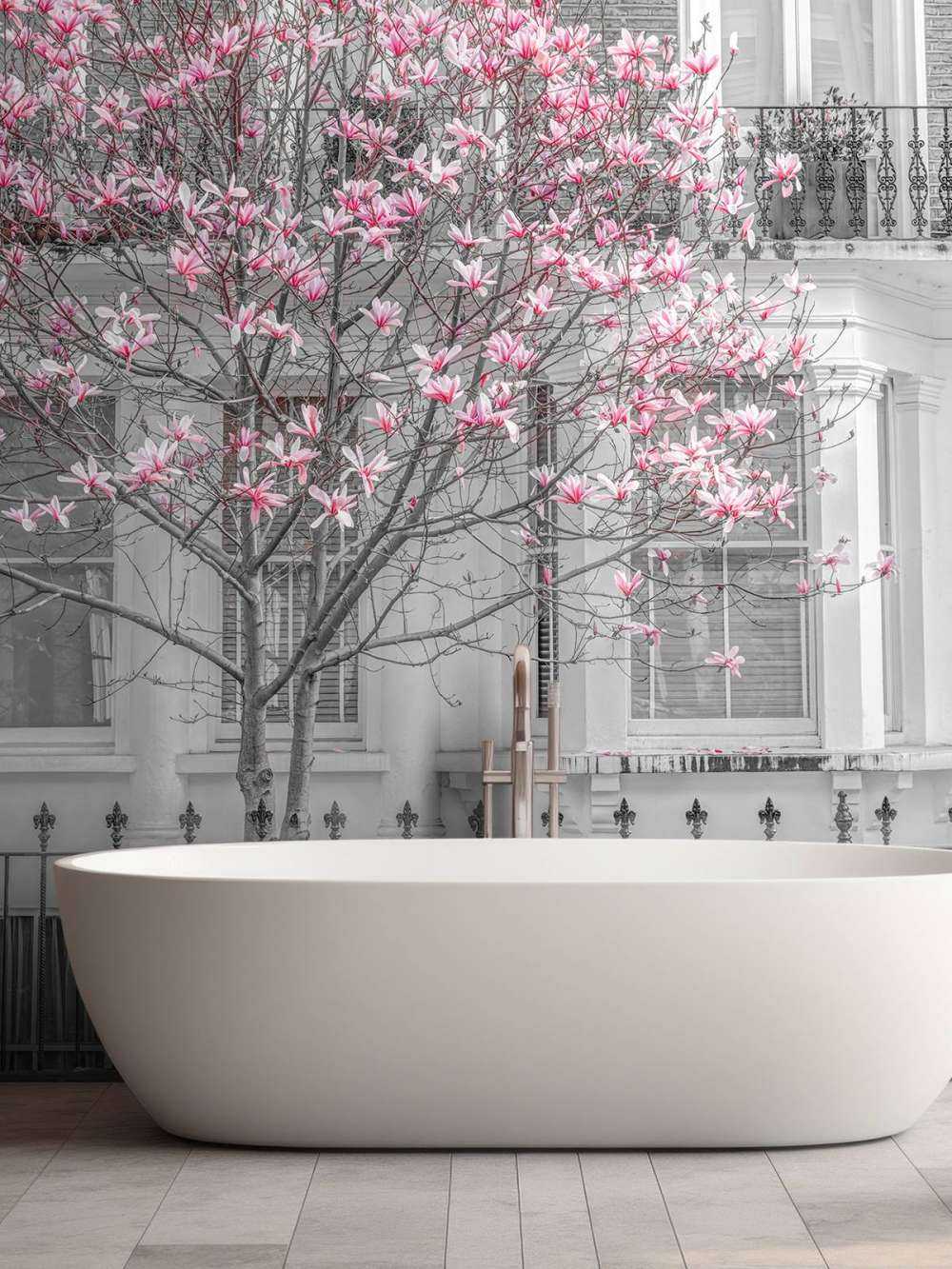Magnolio en flor