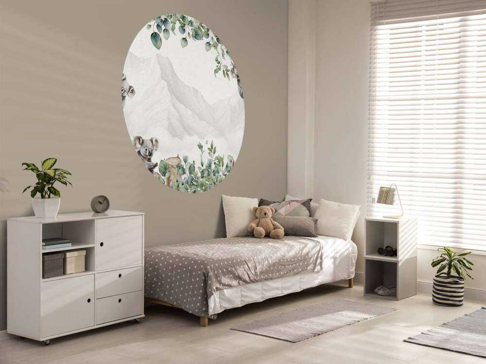 Paisaje koala en color
