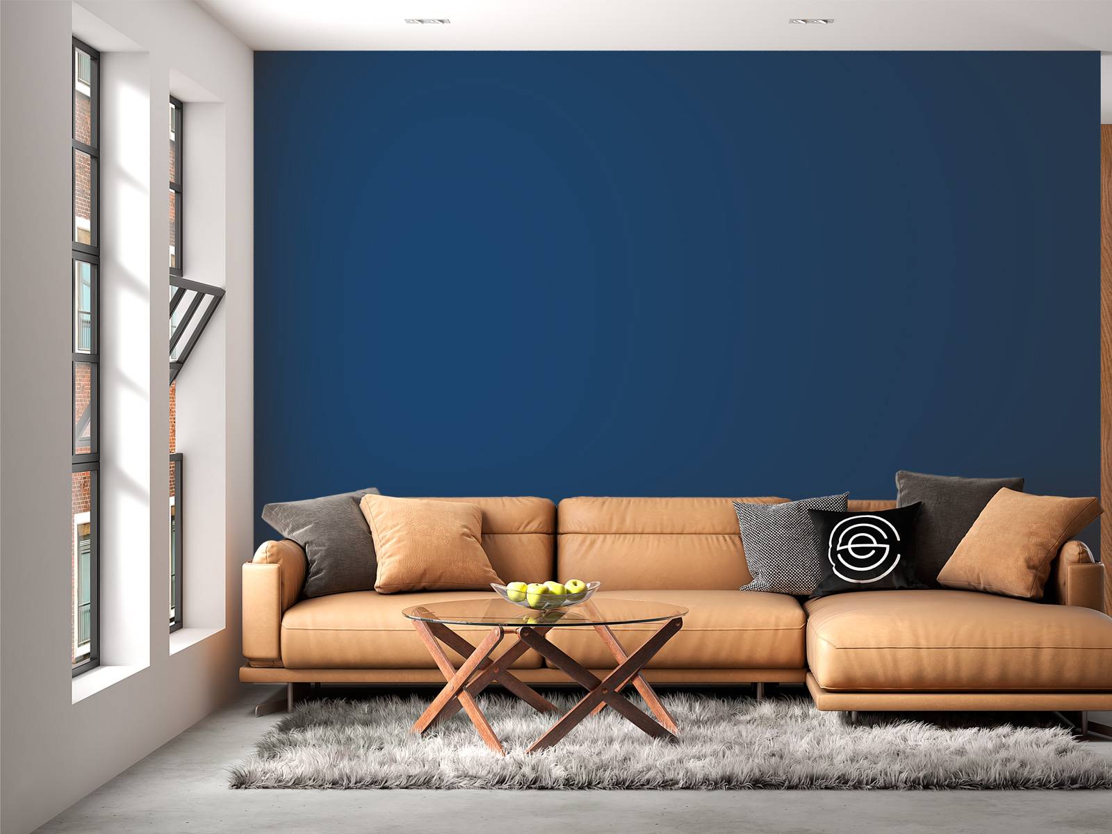 Papel Pintado - Azul americano, image size:1600x1200