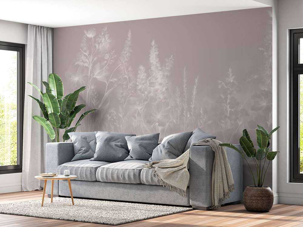 Jardín inglés tierno - rosa