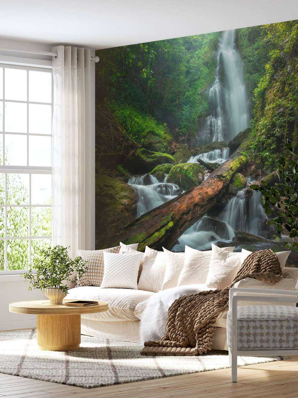 Primer plano de la cascada
