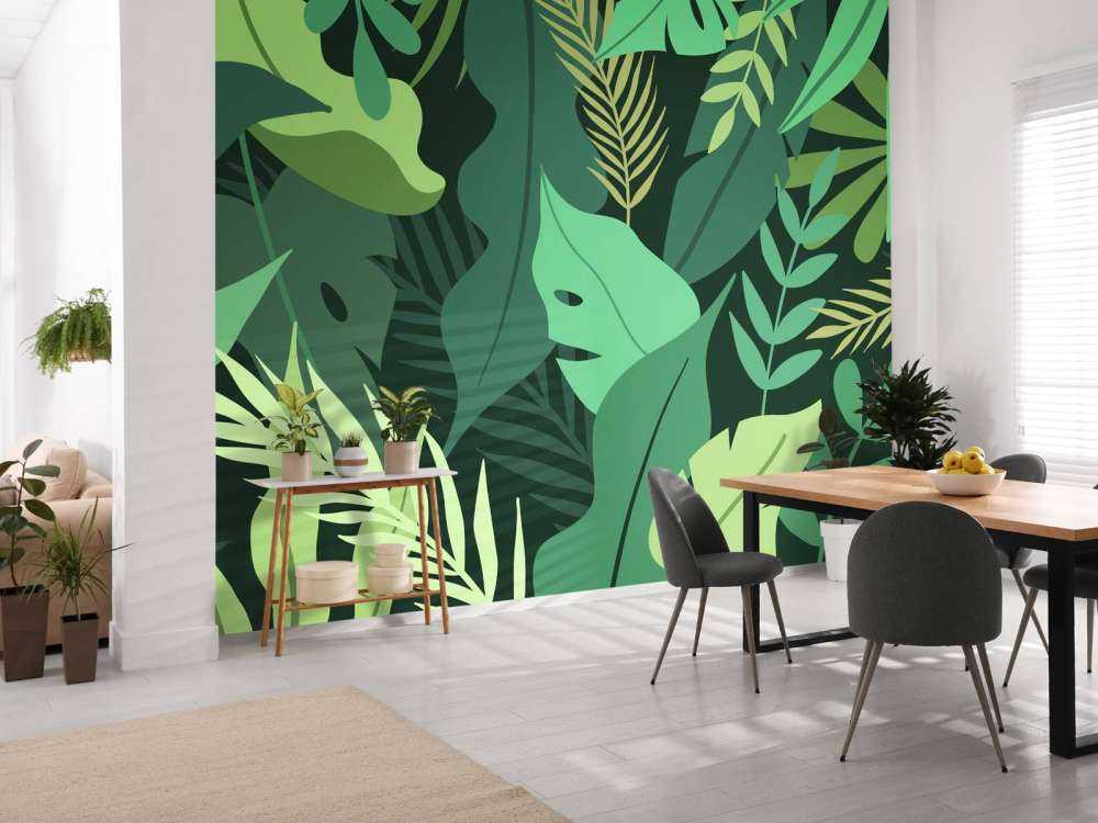 Plantas y hojas