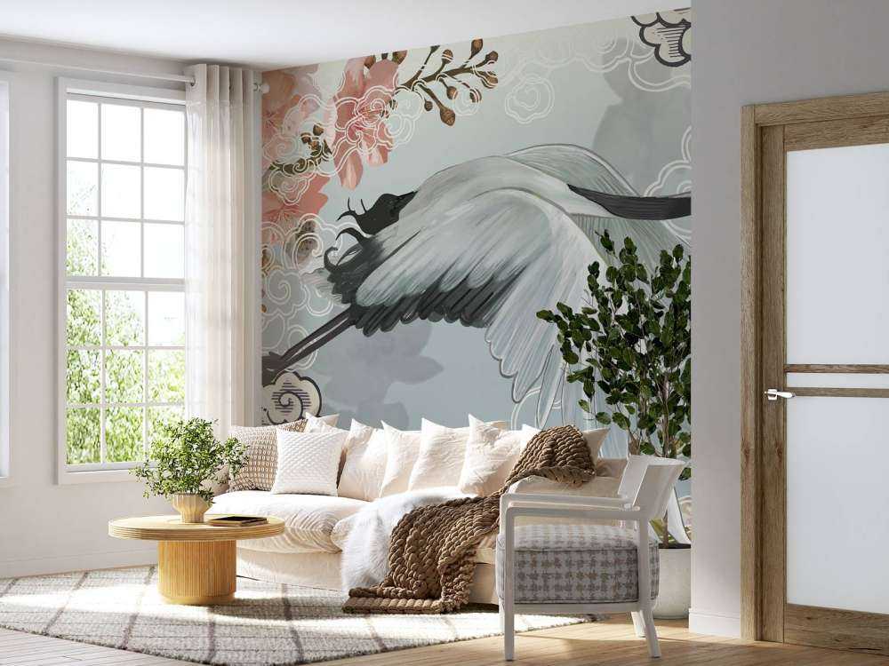 Elegante grulla