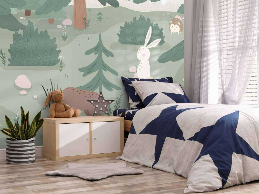 Bosque con animales