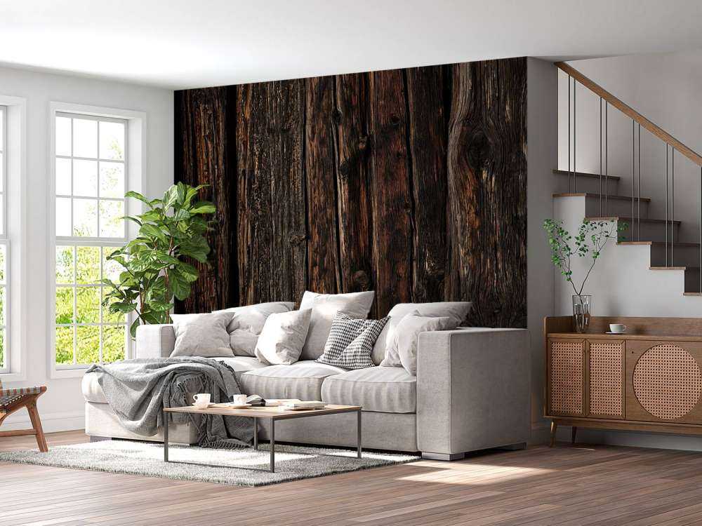 Madera vieja y oscura