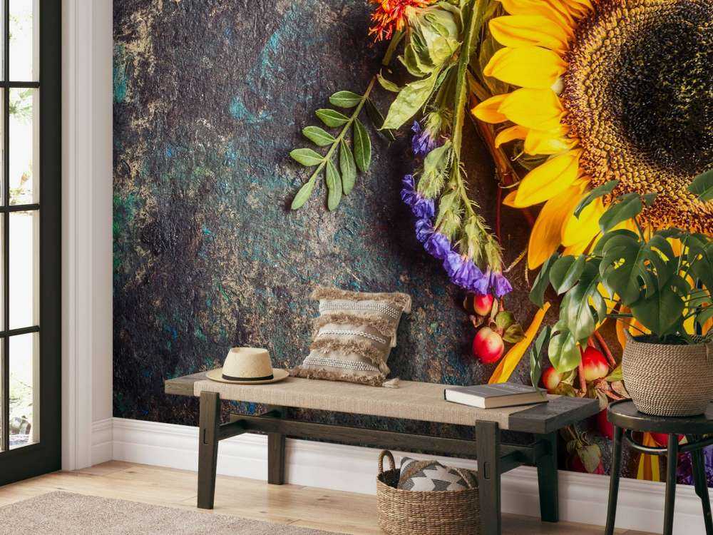 Imagen floral de otoño