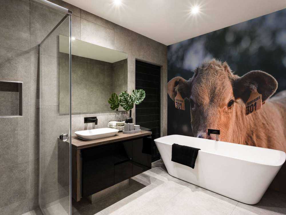 Primer plano de una vaca