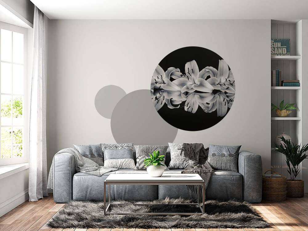 Flores en blanco y negro