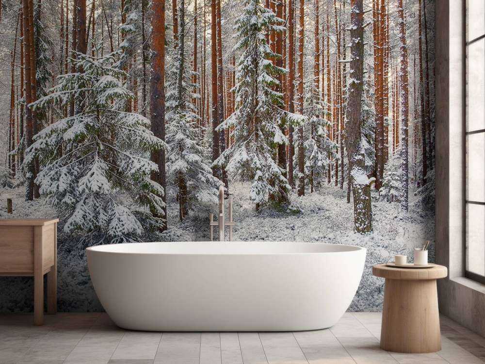 Bosque en la nieve