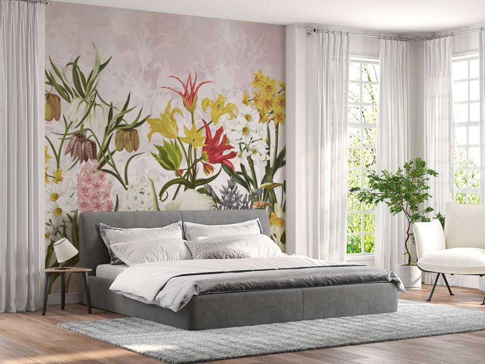 Flores de Primavera - Rosa Pétalo Sonrojado