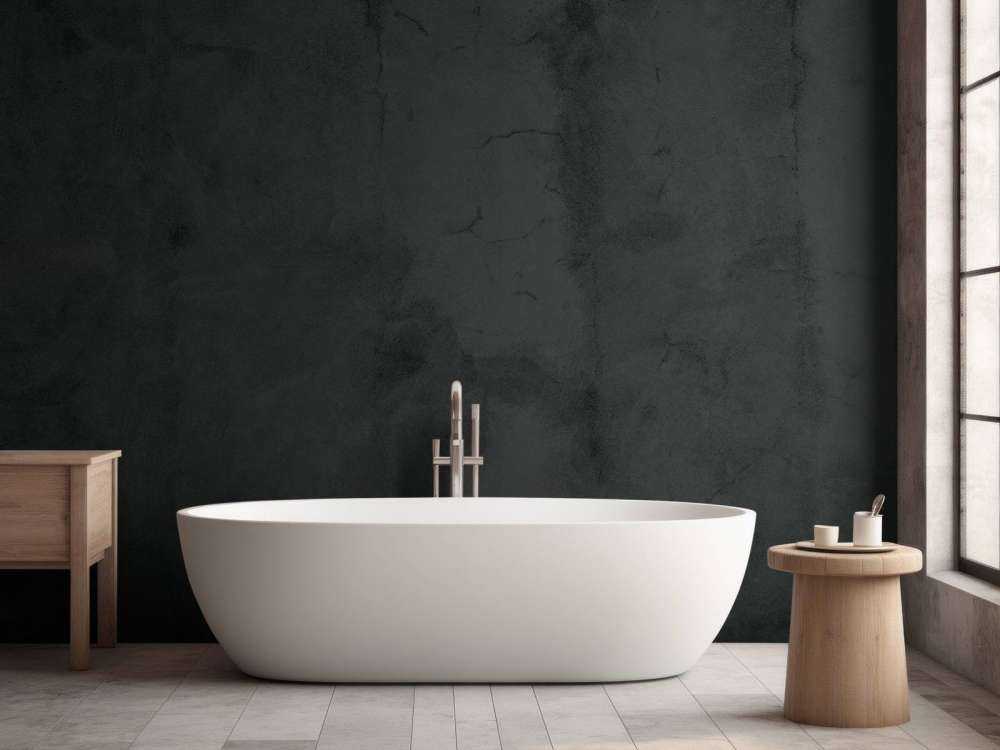 Hormigón gris negro