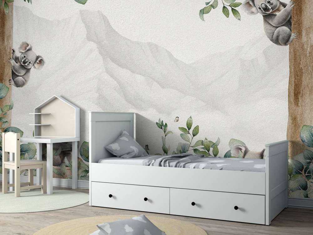 Paisaje koala en color