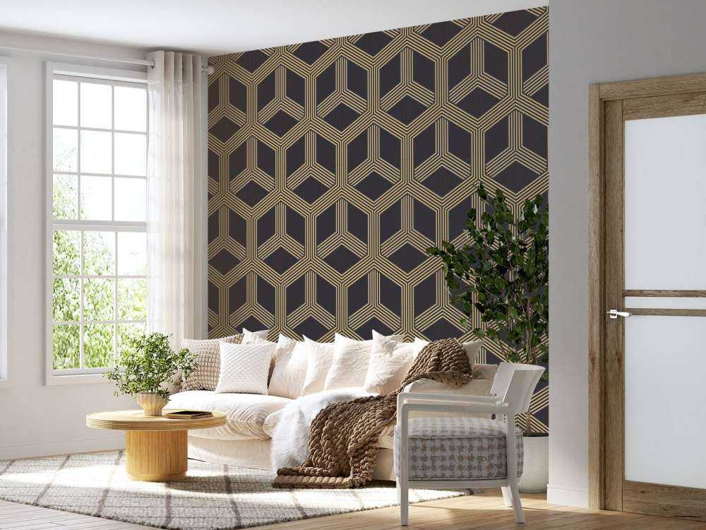 Patrón ilusión art déco