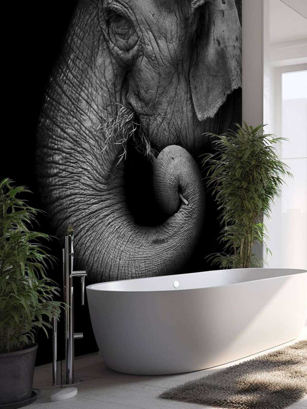Retrato de elefante