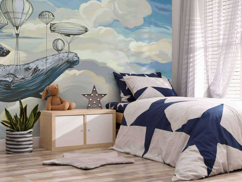 Globos aerostáticos con una ballena