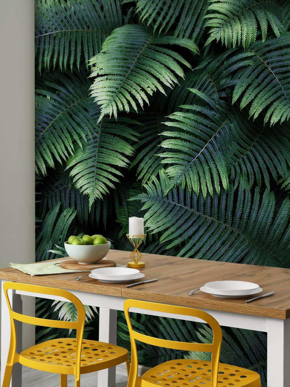Hojas de palmera grandes