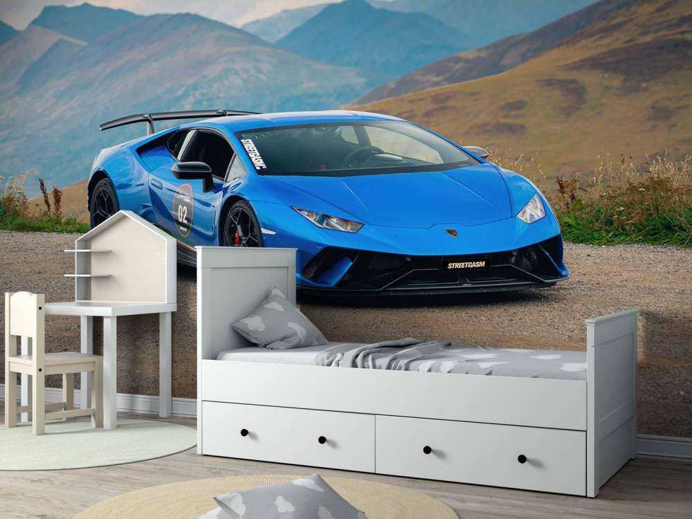 Lamborghini Huracán STO en las montañas