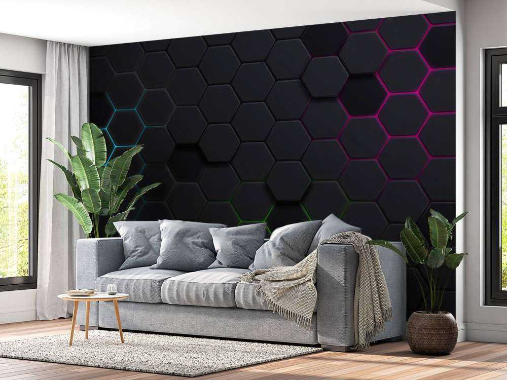 Hexágonos luminosos