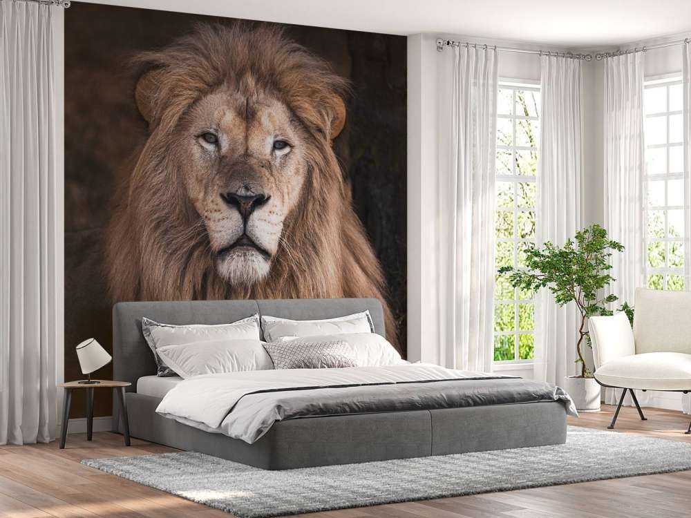 Retrato de un león