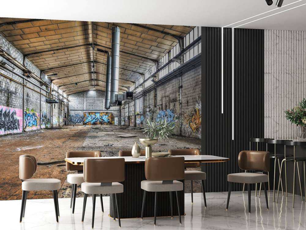 Antigua nave industrial abandonada