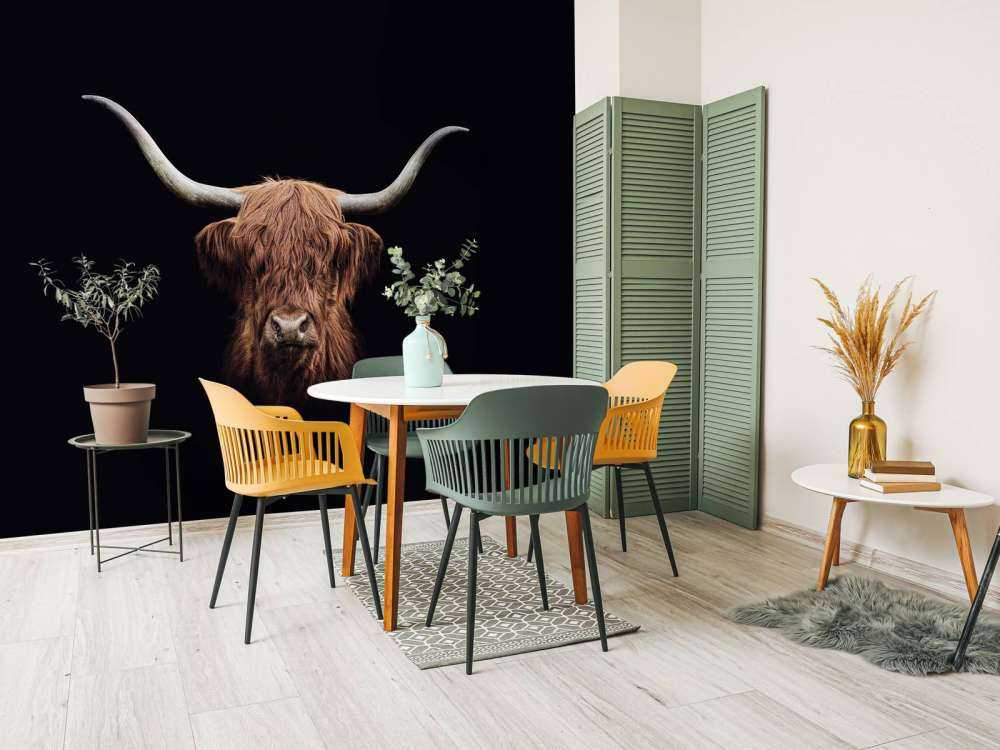 Vaca escocesa vintage