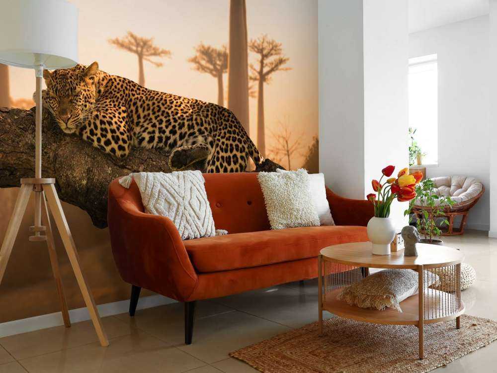 Leopardo dormido