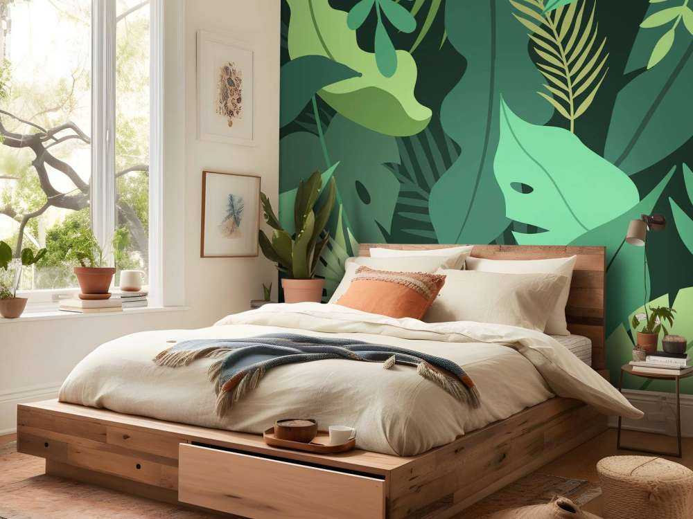 Plantas y hojas