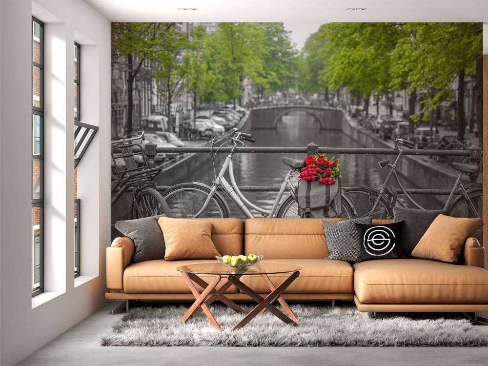 Bicicleta con flores