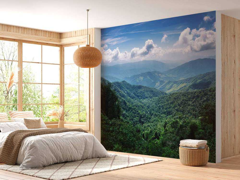Bosque tropical verde