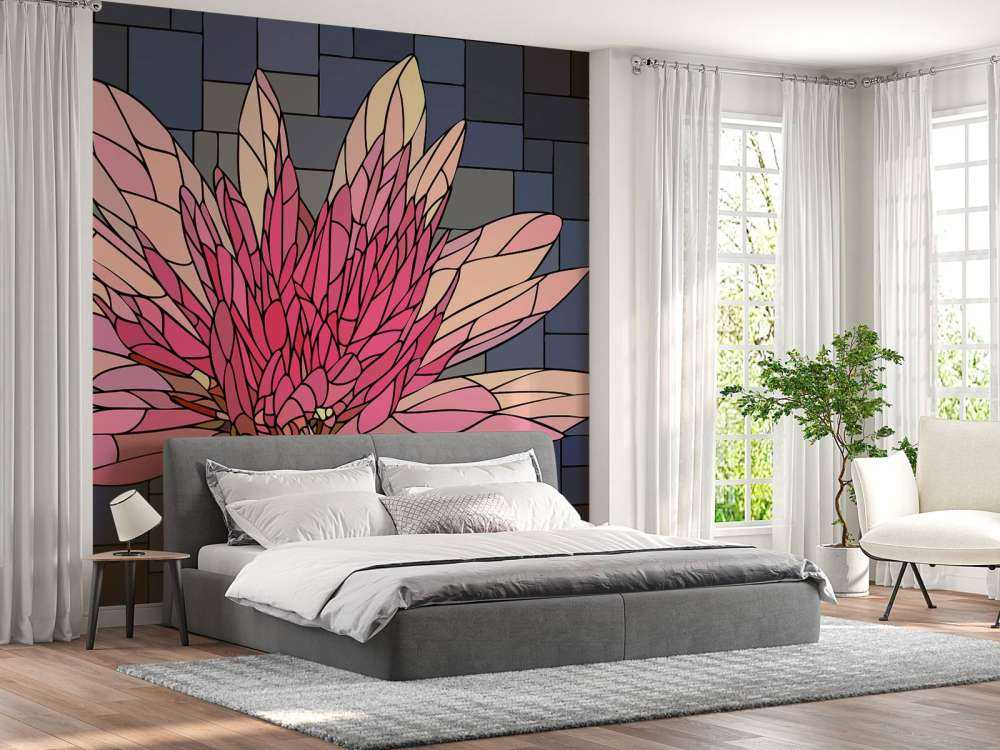 Flor rosa en flor