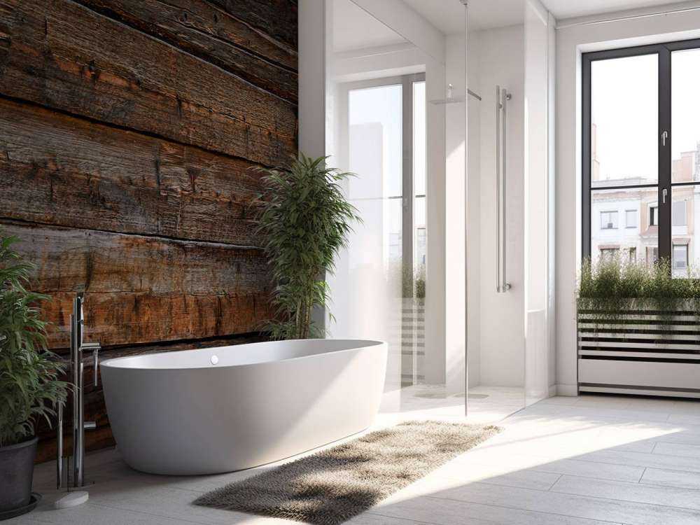 Madera vieja quemada